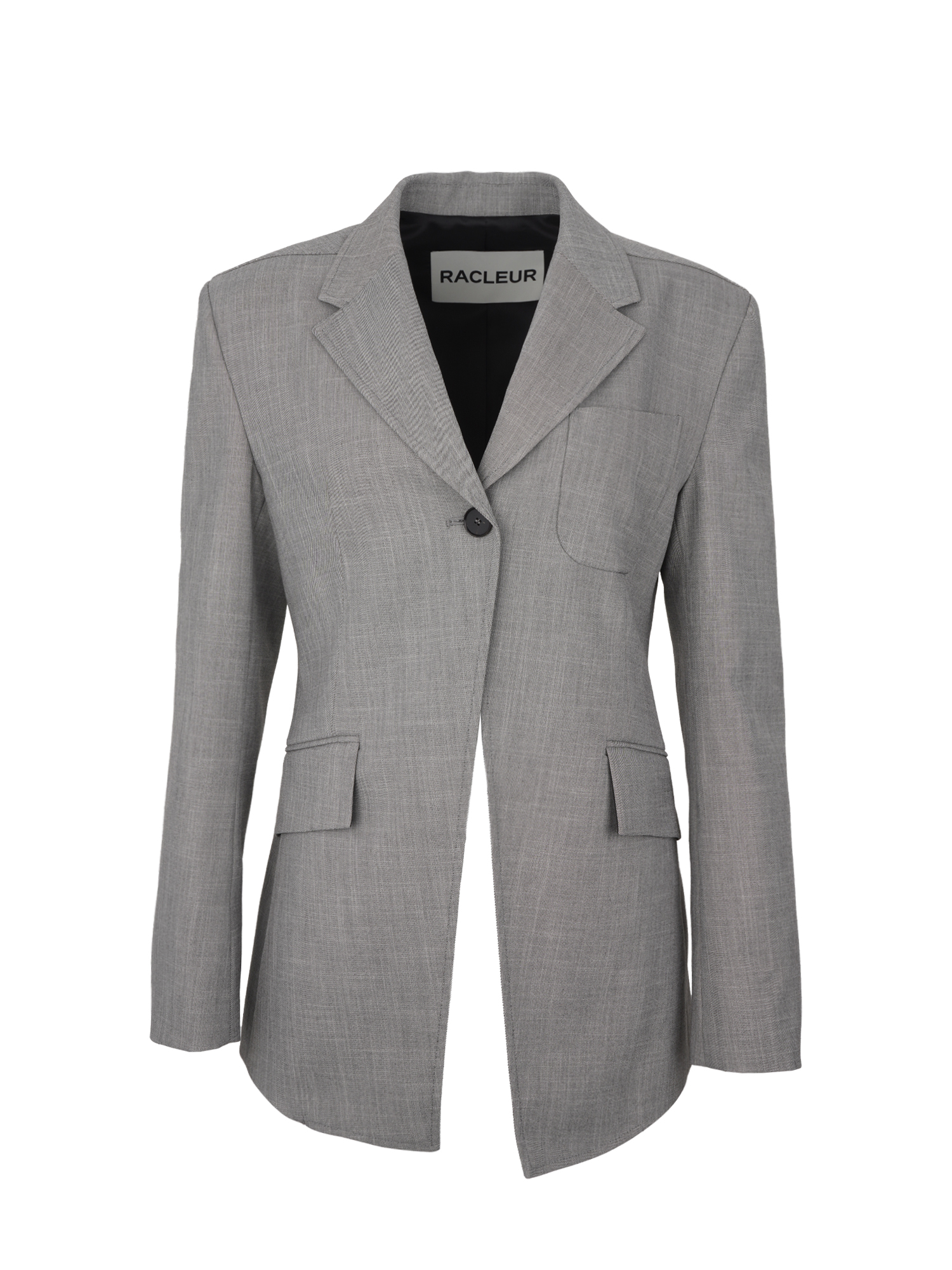 RA 1Button Tailored Single Jacket - Gray