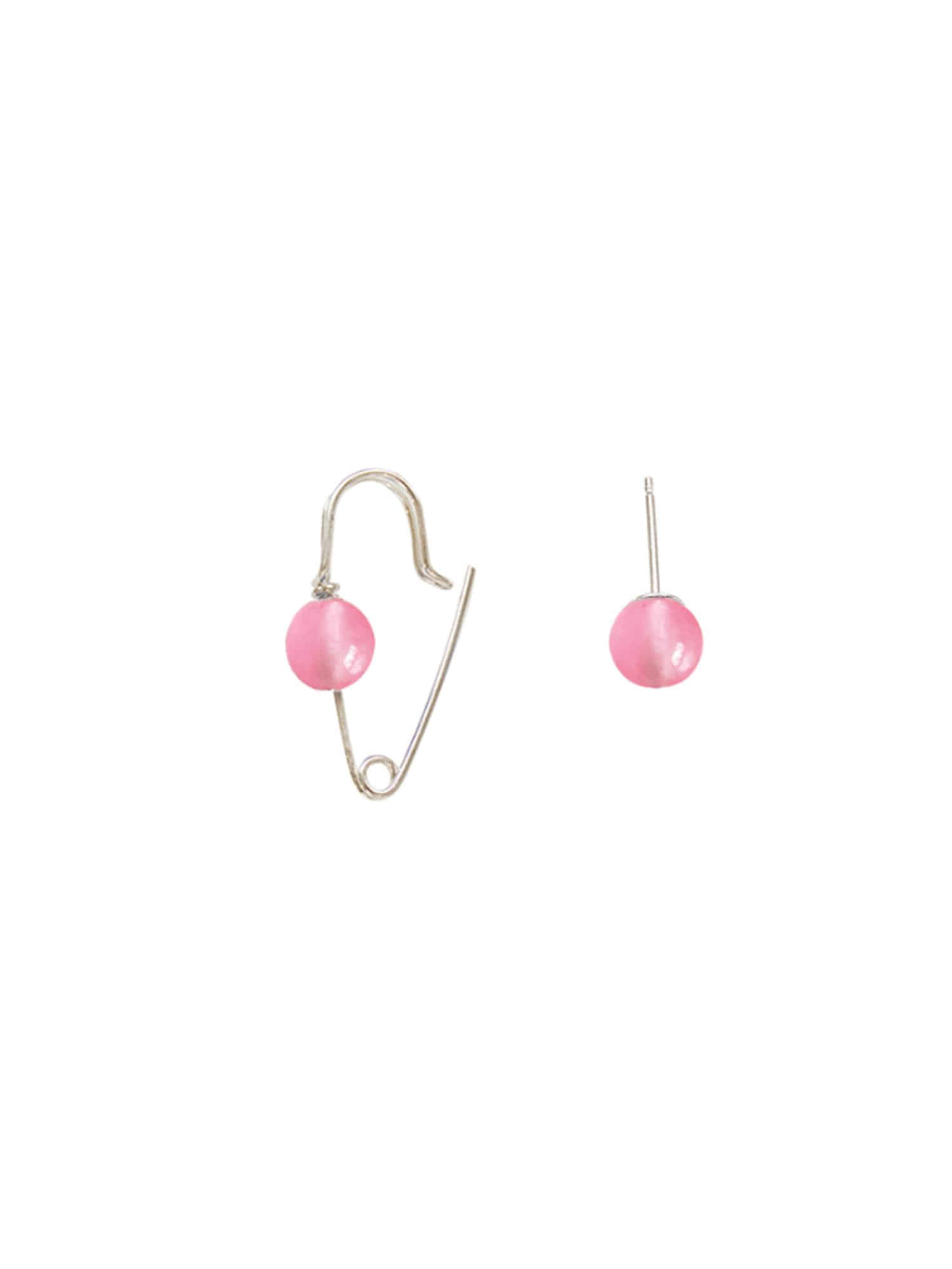 Pink Clip Earring