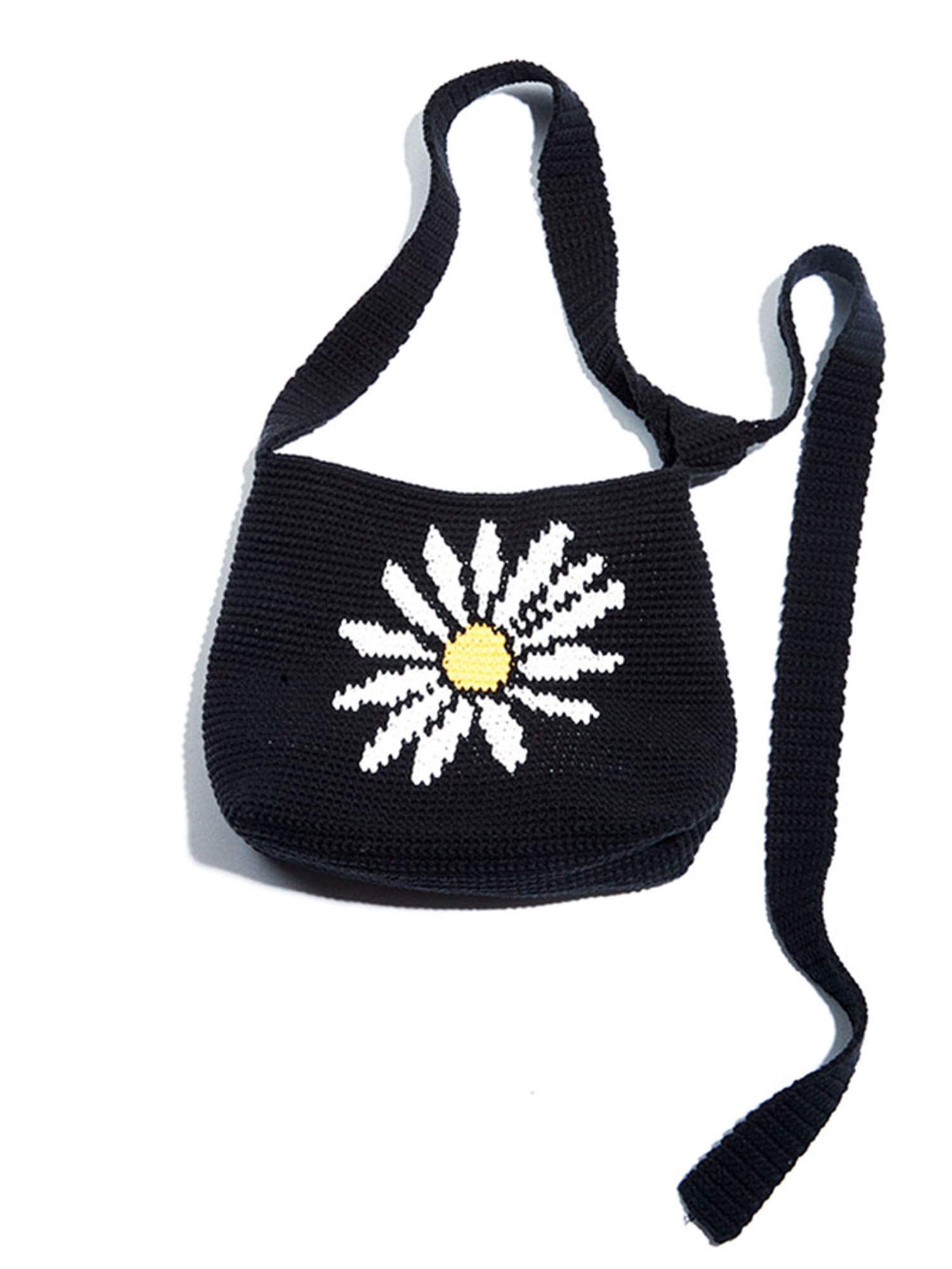 Niro Daisy Knit Shoulder Bag Black #940
