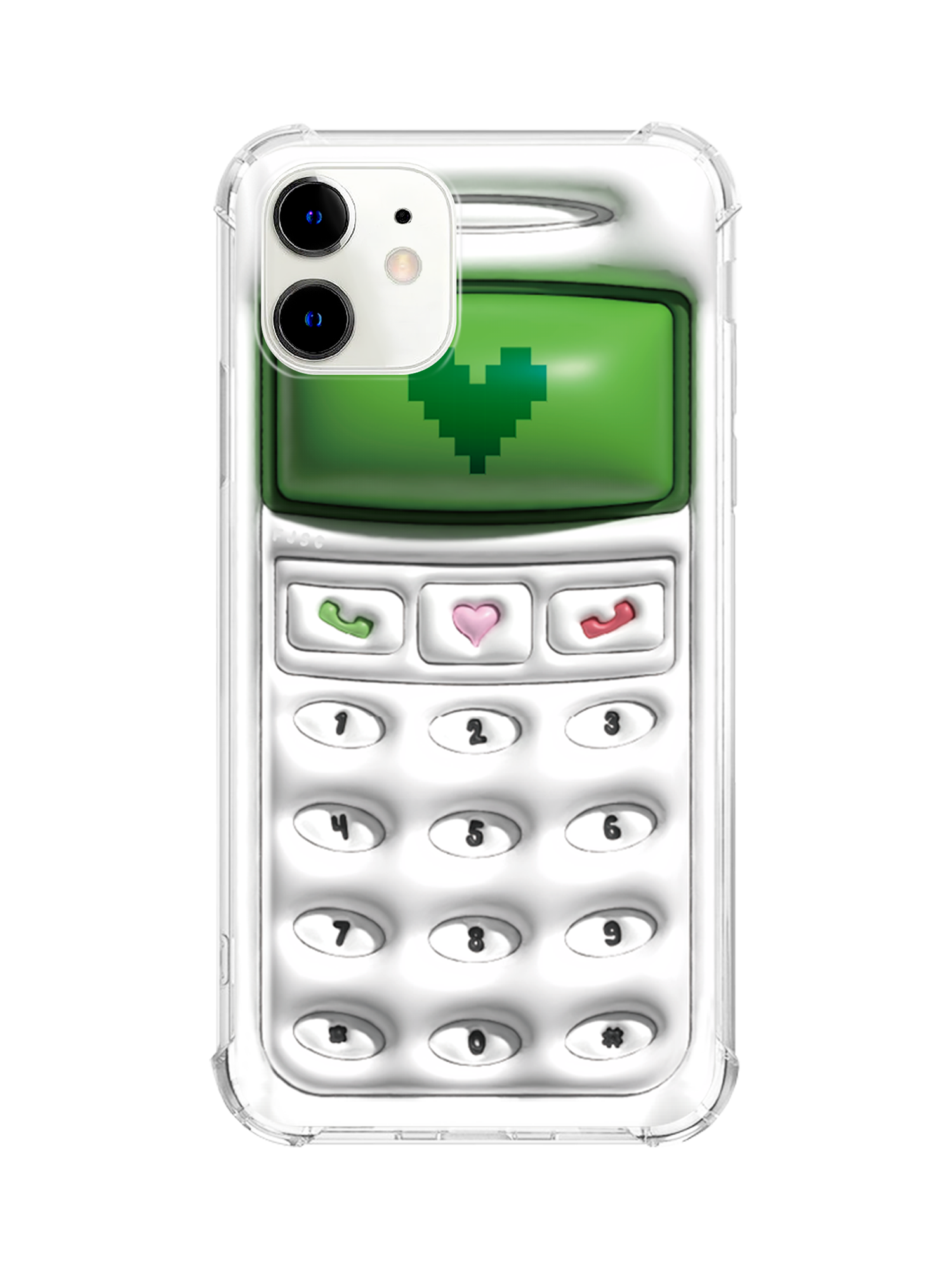 99 Retro Phone (white) Jellycase
