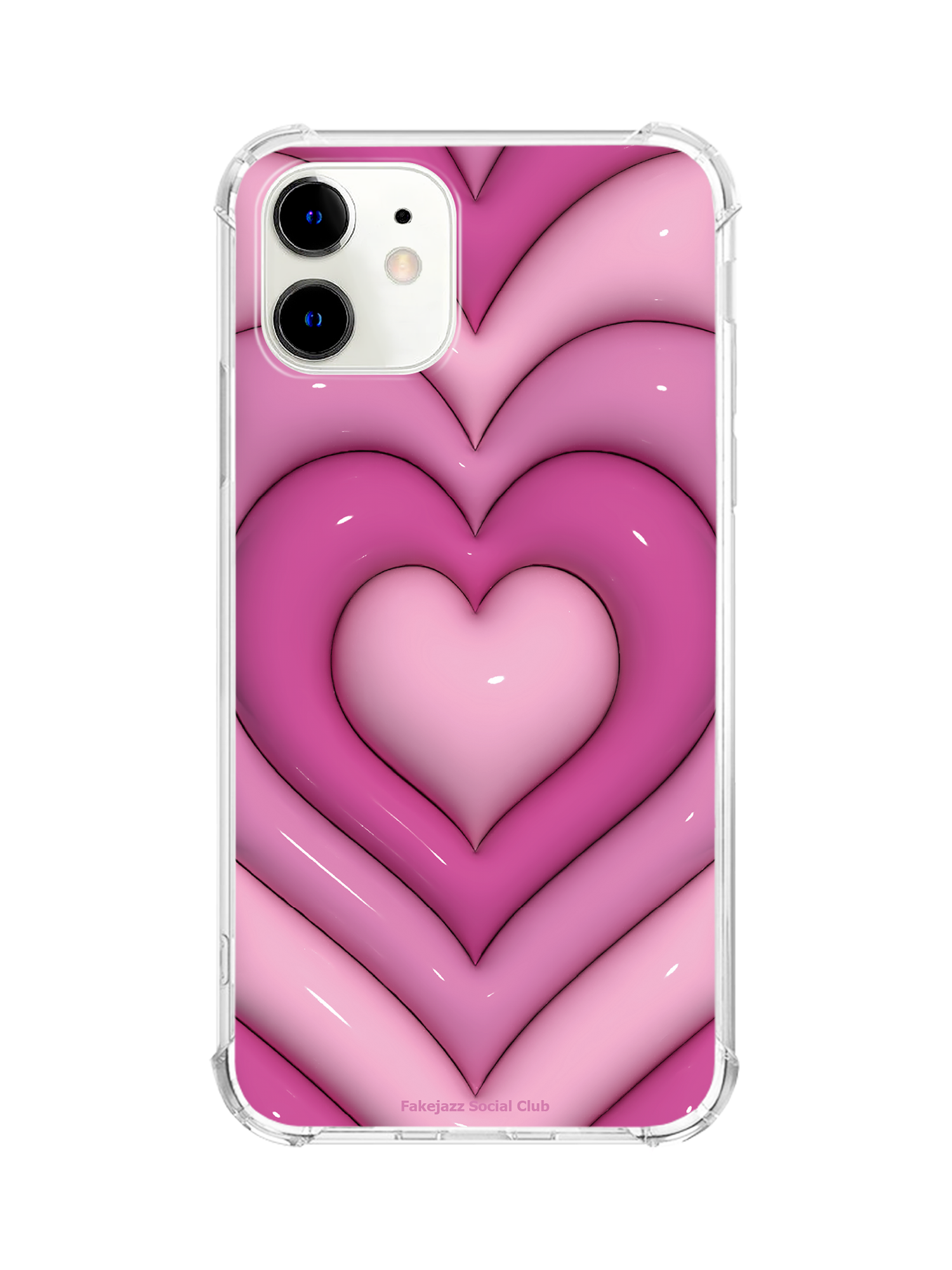Chat Shire Heart (Pink) Jellycase