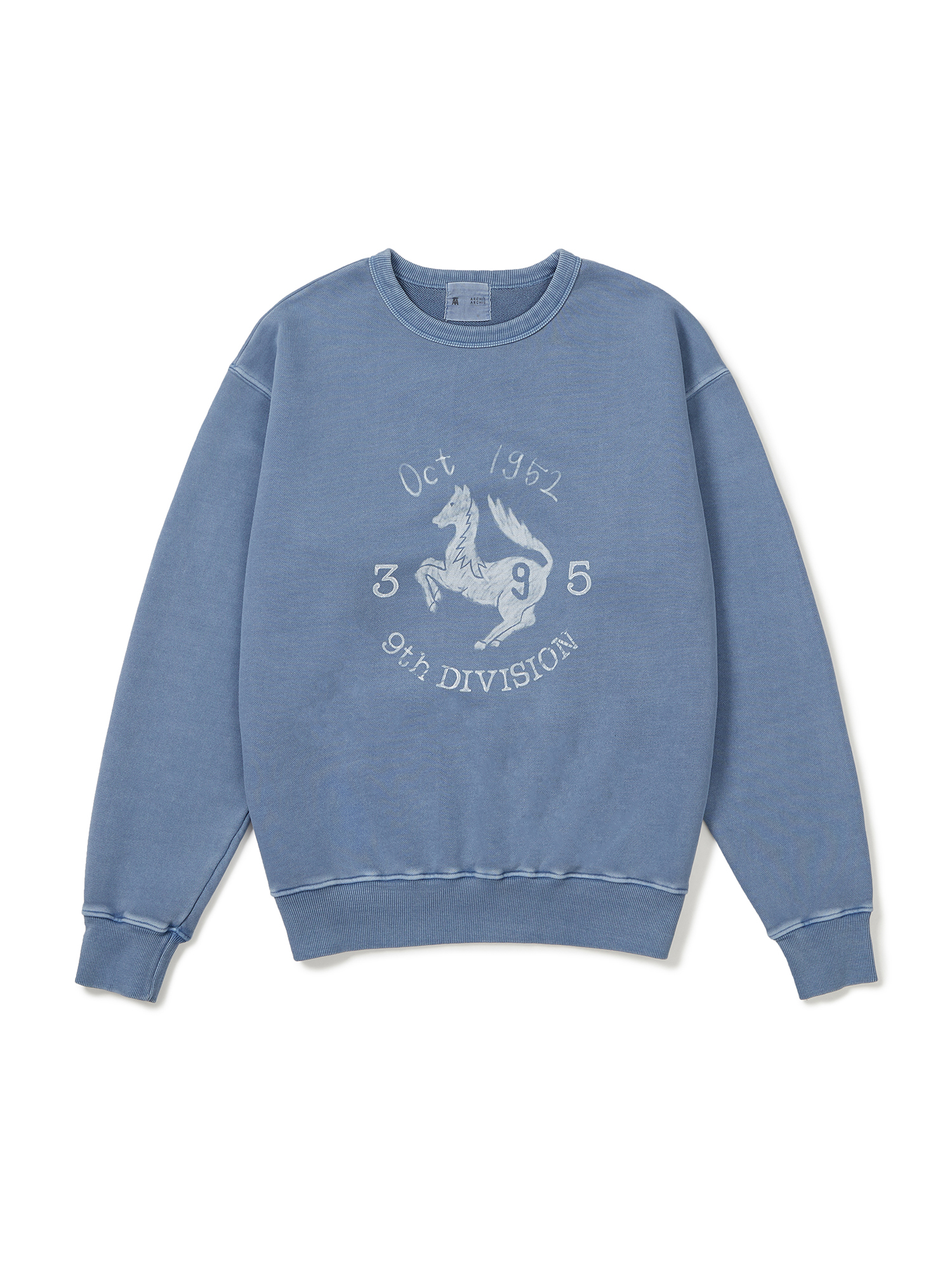 9th Sweat - Pigment Dyeing(Sky Blue)