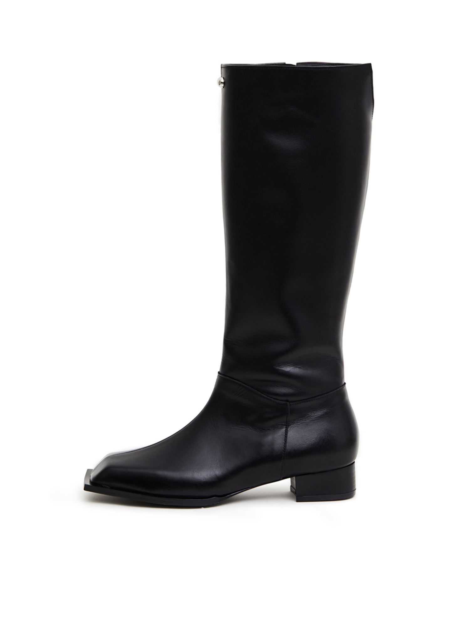 Two Buttons Boots - Black