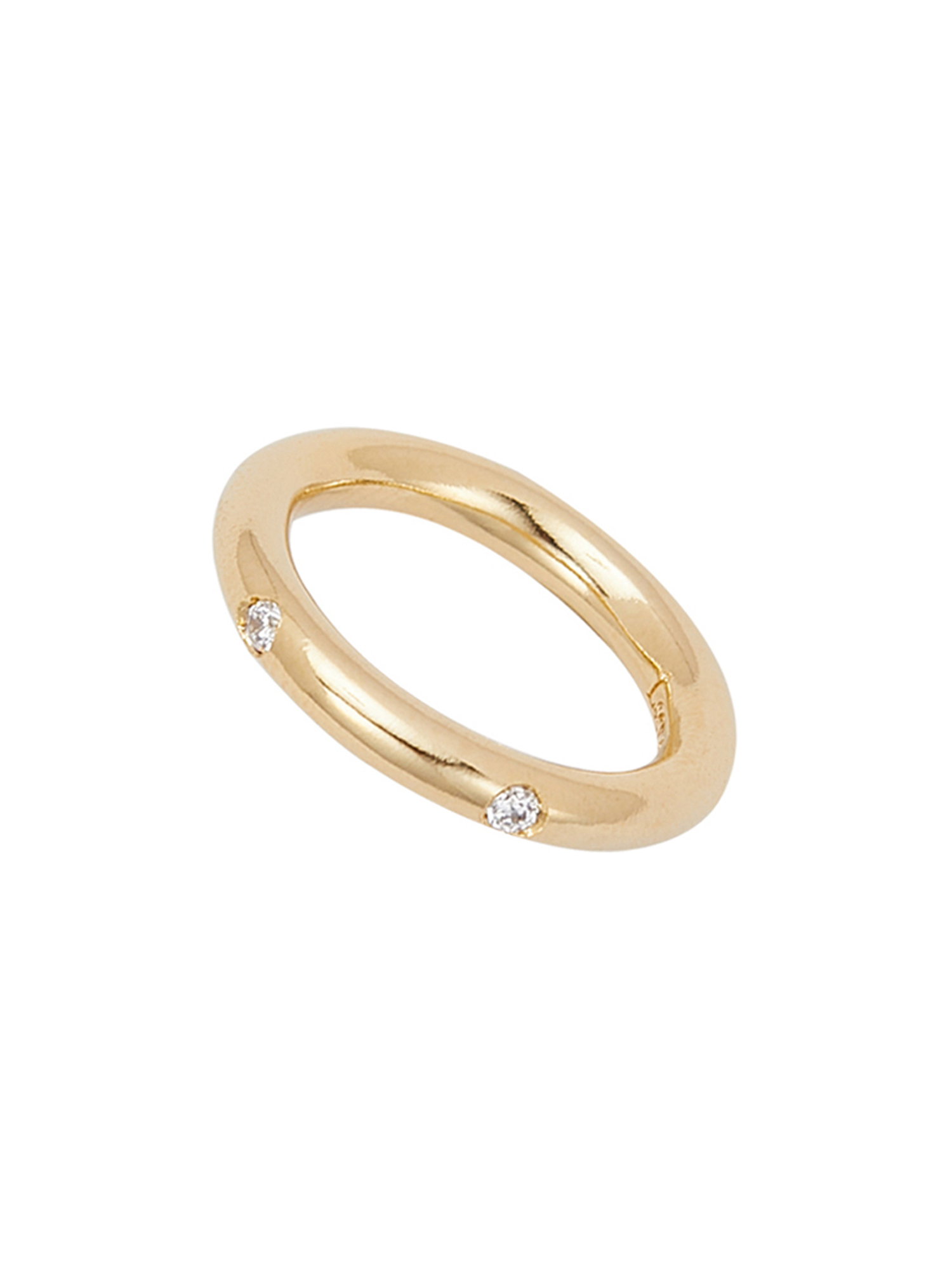 Thin Sparkle Ring - Gold
