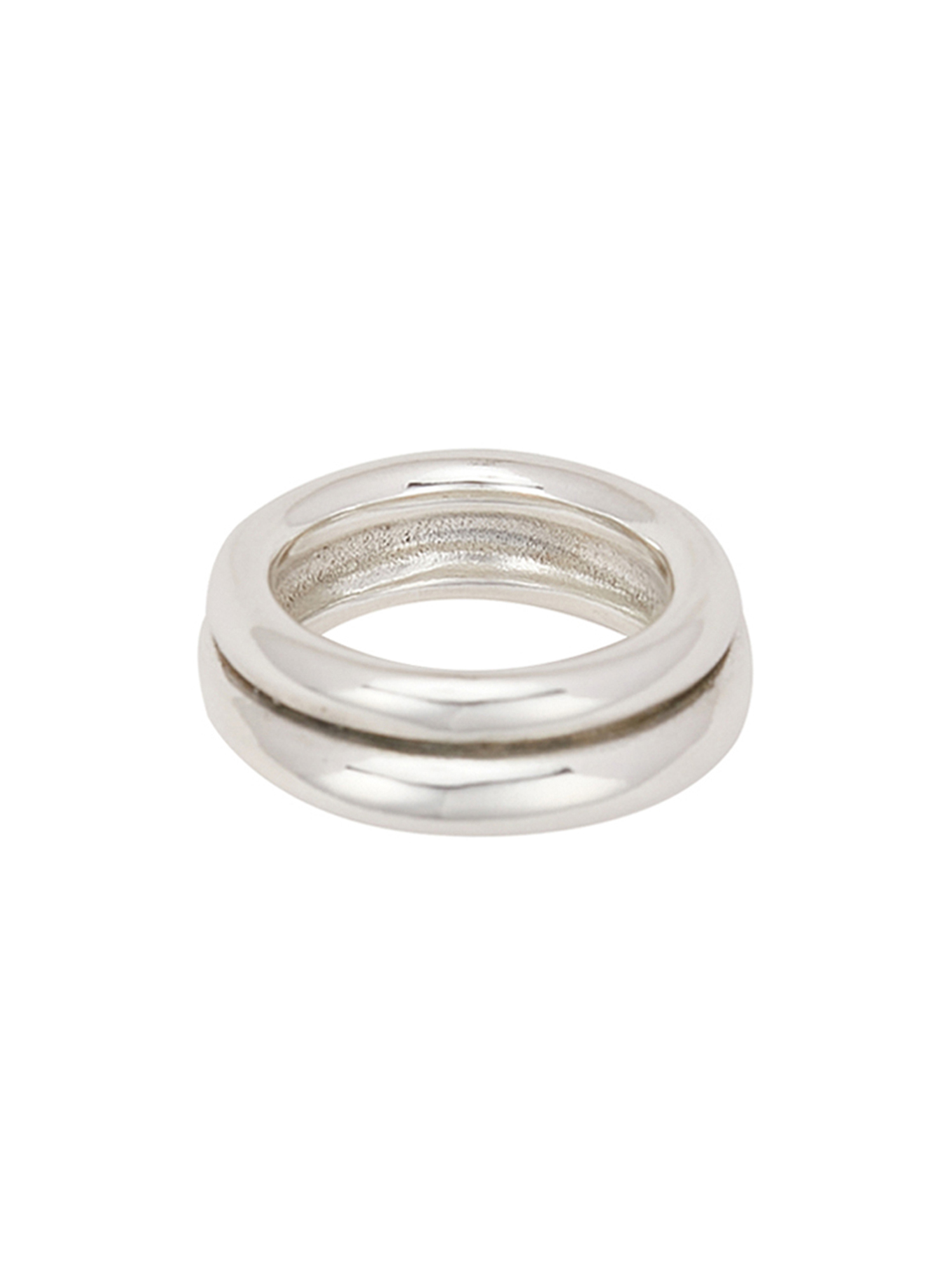 Double Donut Ring - Silver