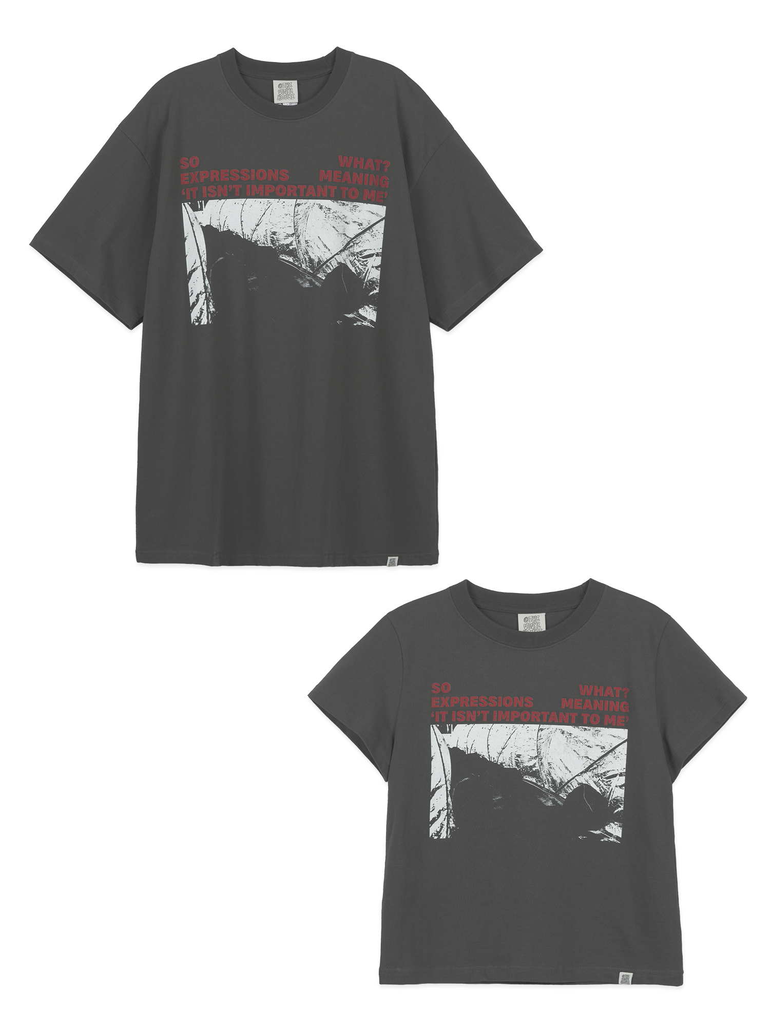 So What Tee - Charcoal