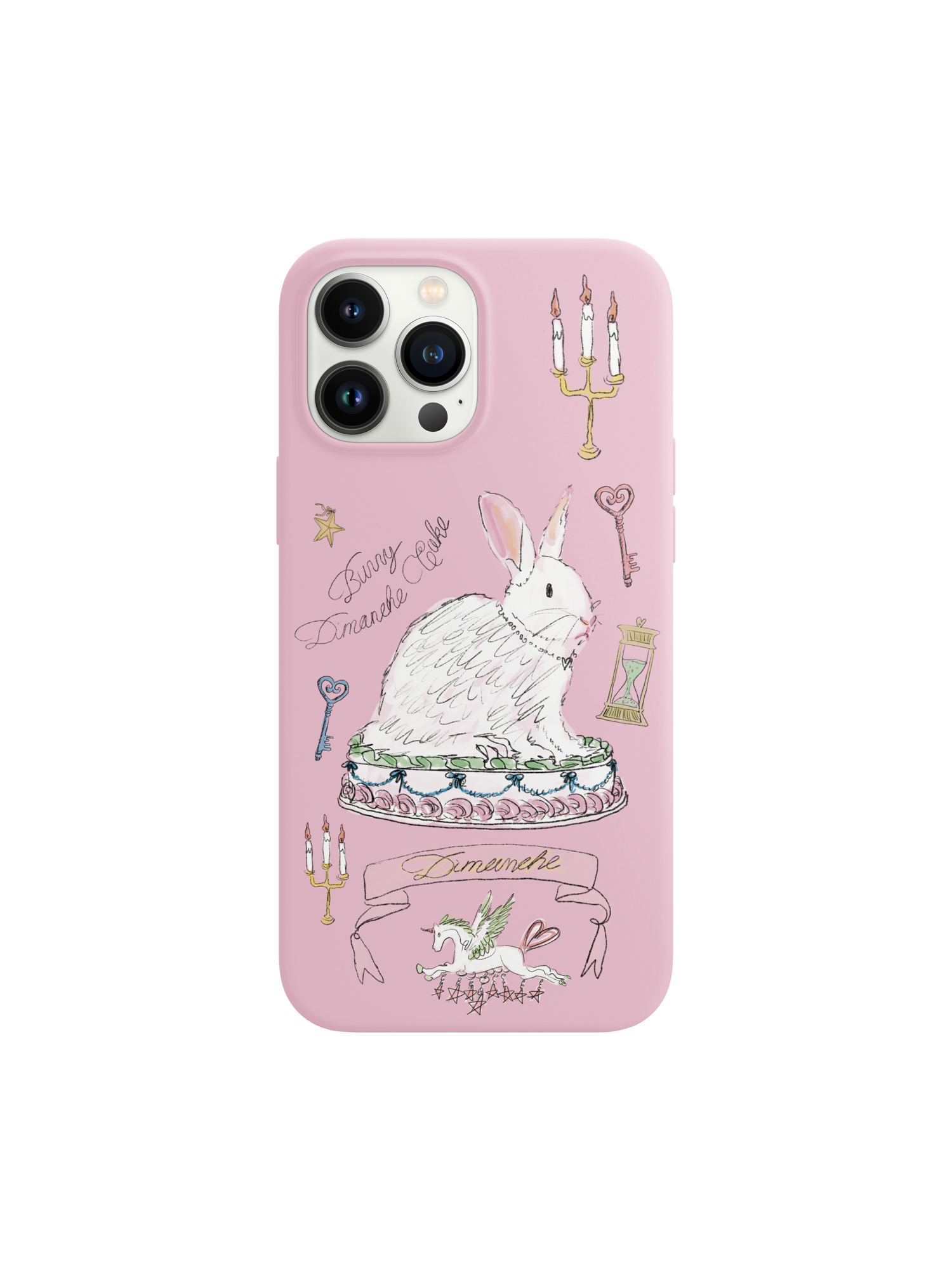 PINK BUNNY CAKE CASE