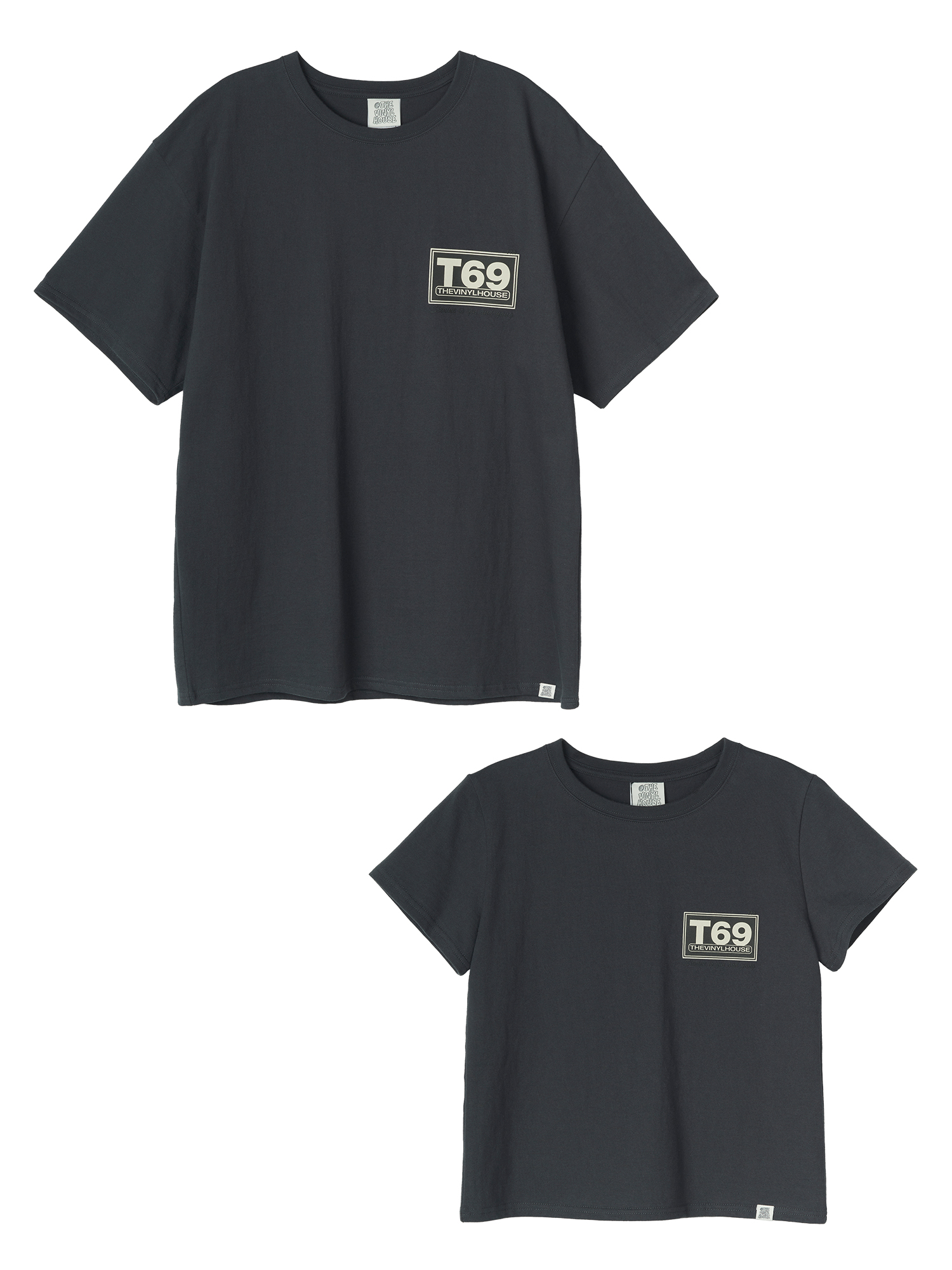 T69 Tee - Charcoal
