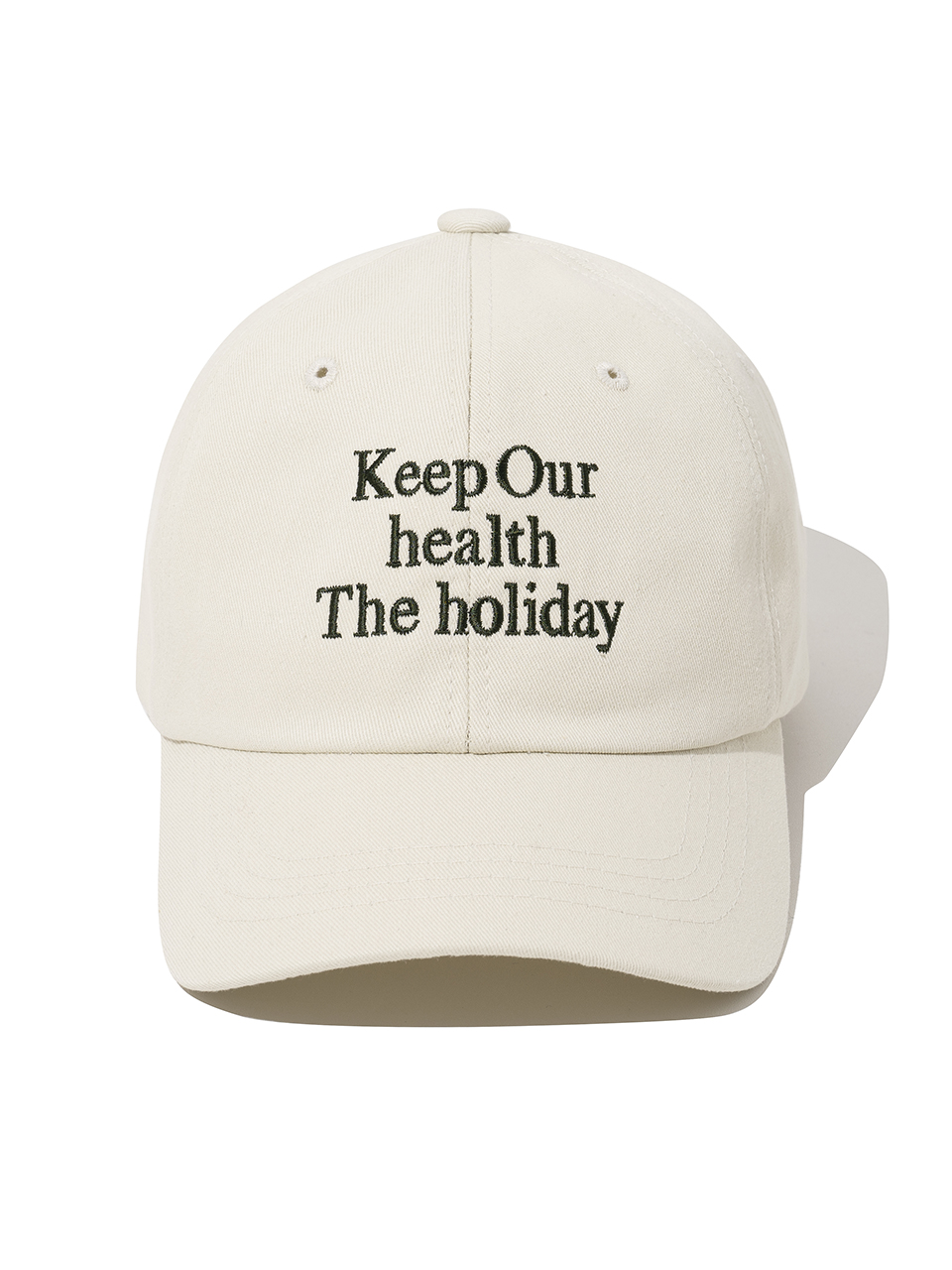 Holiday Signature Ball Cap - Cream Green