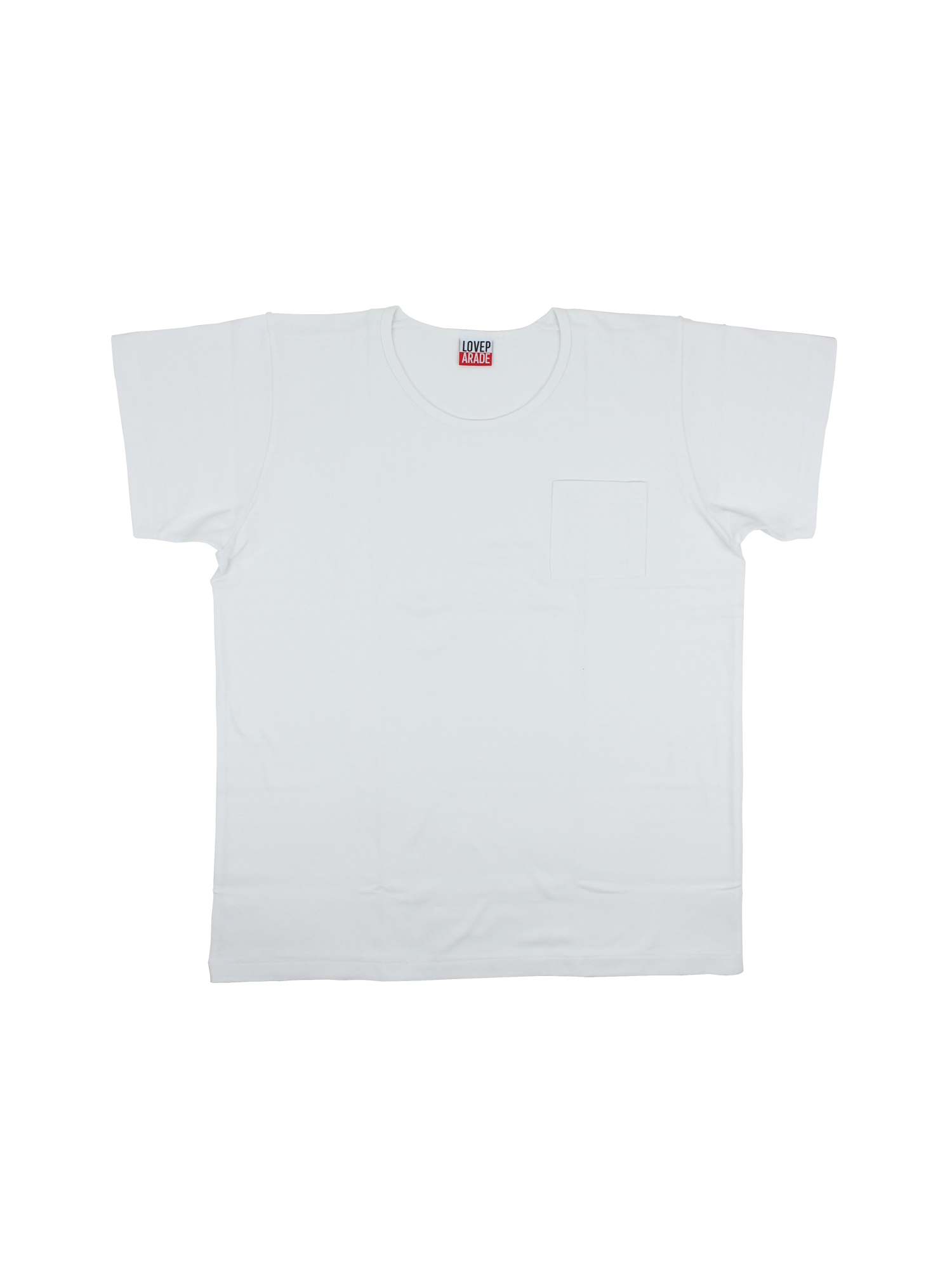 Pocket T-Shirt (LOVE PARADE Merch) - White