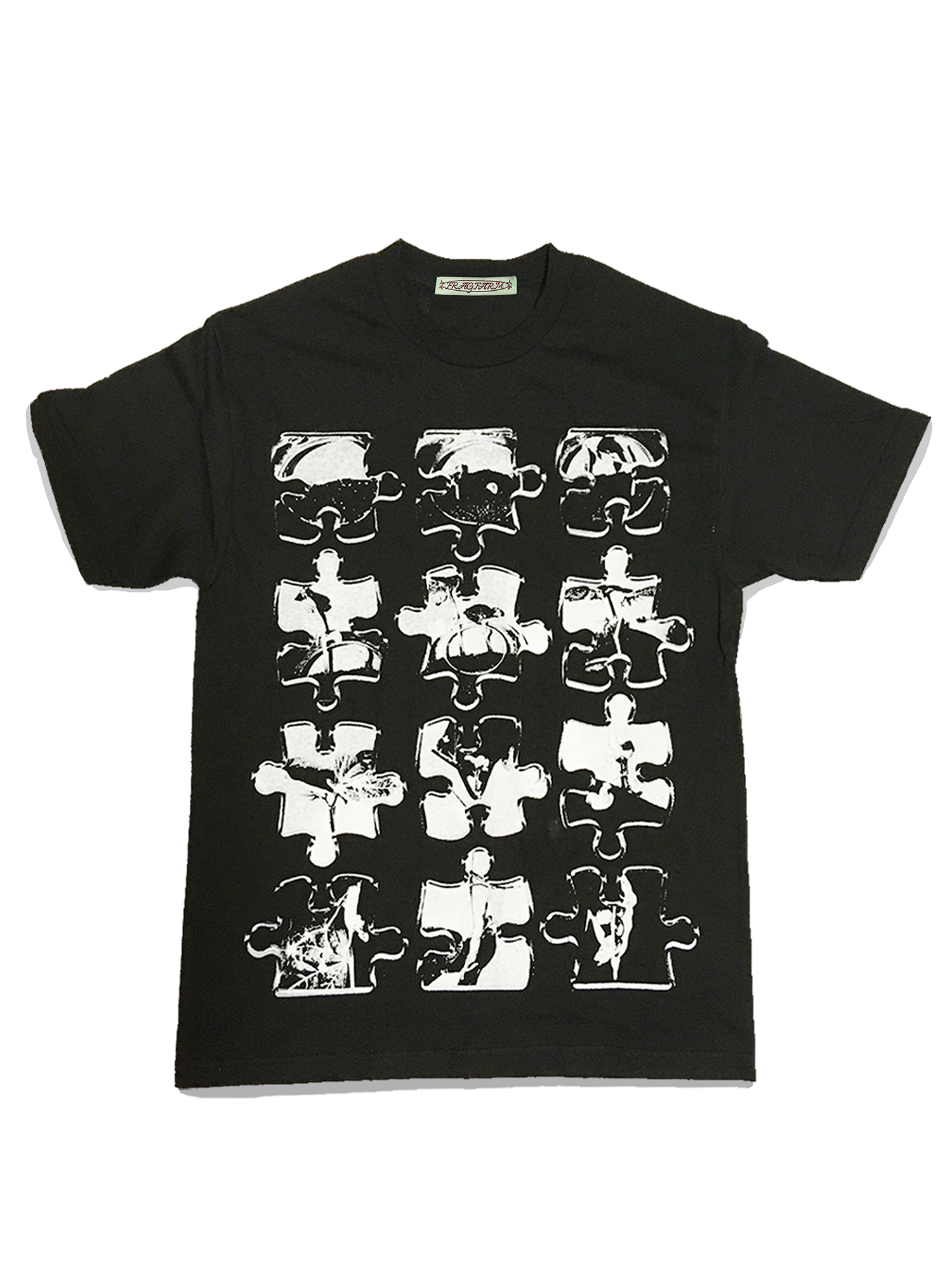 Timescape of Kidney Beans Tee - Black