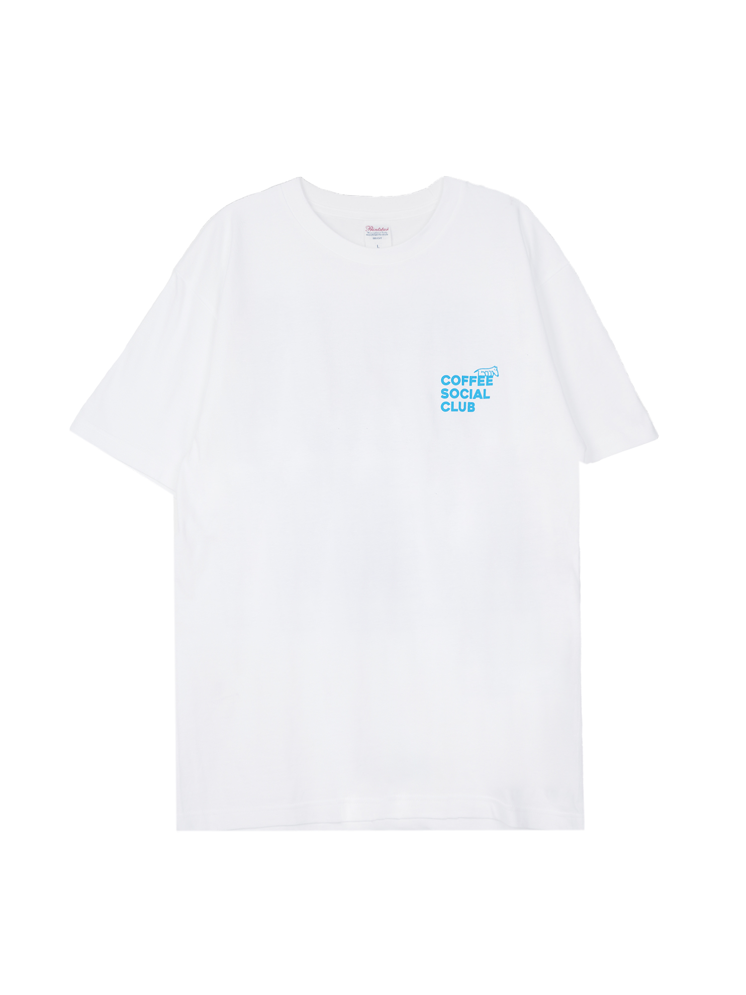FELT x 33HOODIE Coffee Social Club T-Shirt - White