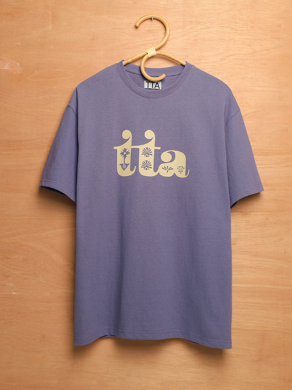 TTA Garden S/S Tshirts-Ash Purple