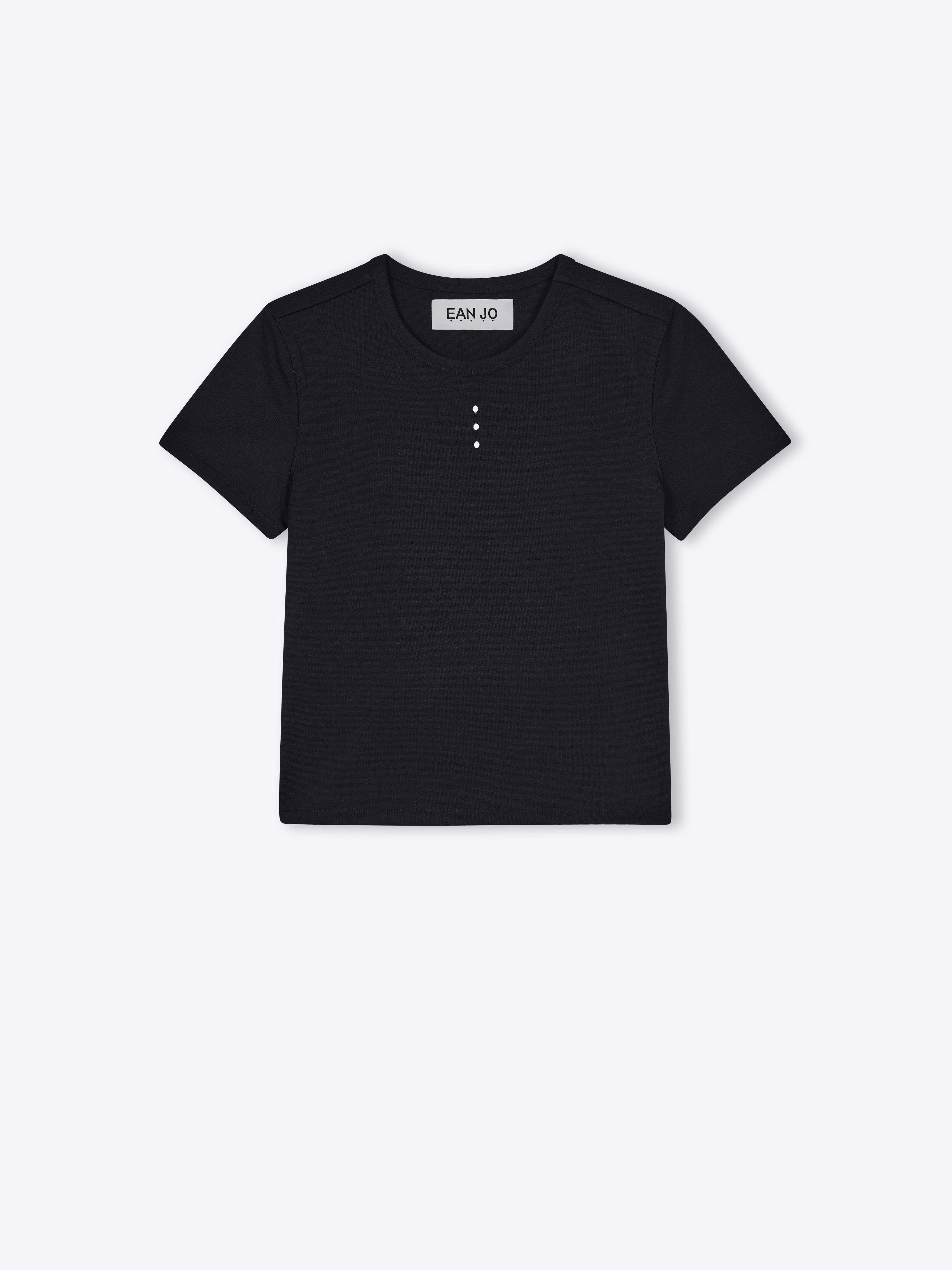Baby Fit Symbol Logo T-Shirt - Black