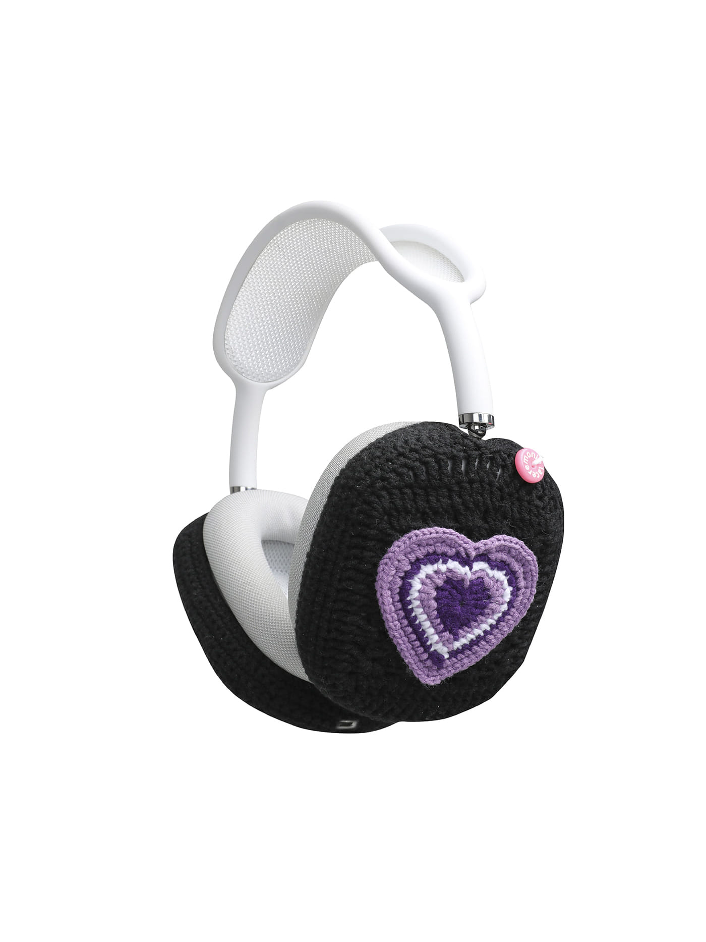 Airpods Max Case - Heart (Black)
