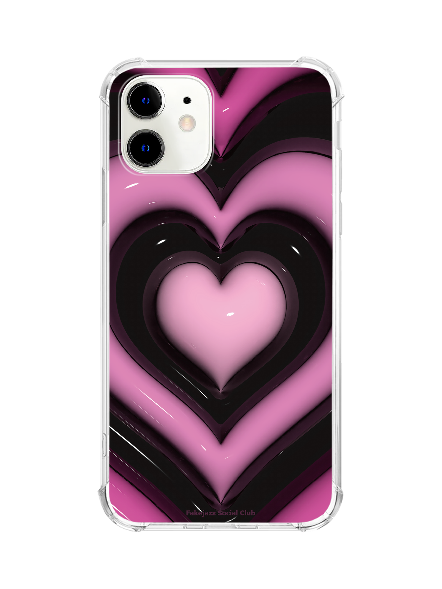 Chat Shire Heart (Black) Jellycase