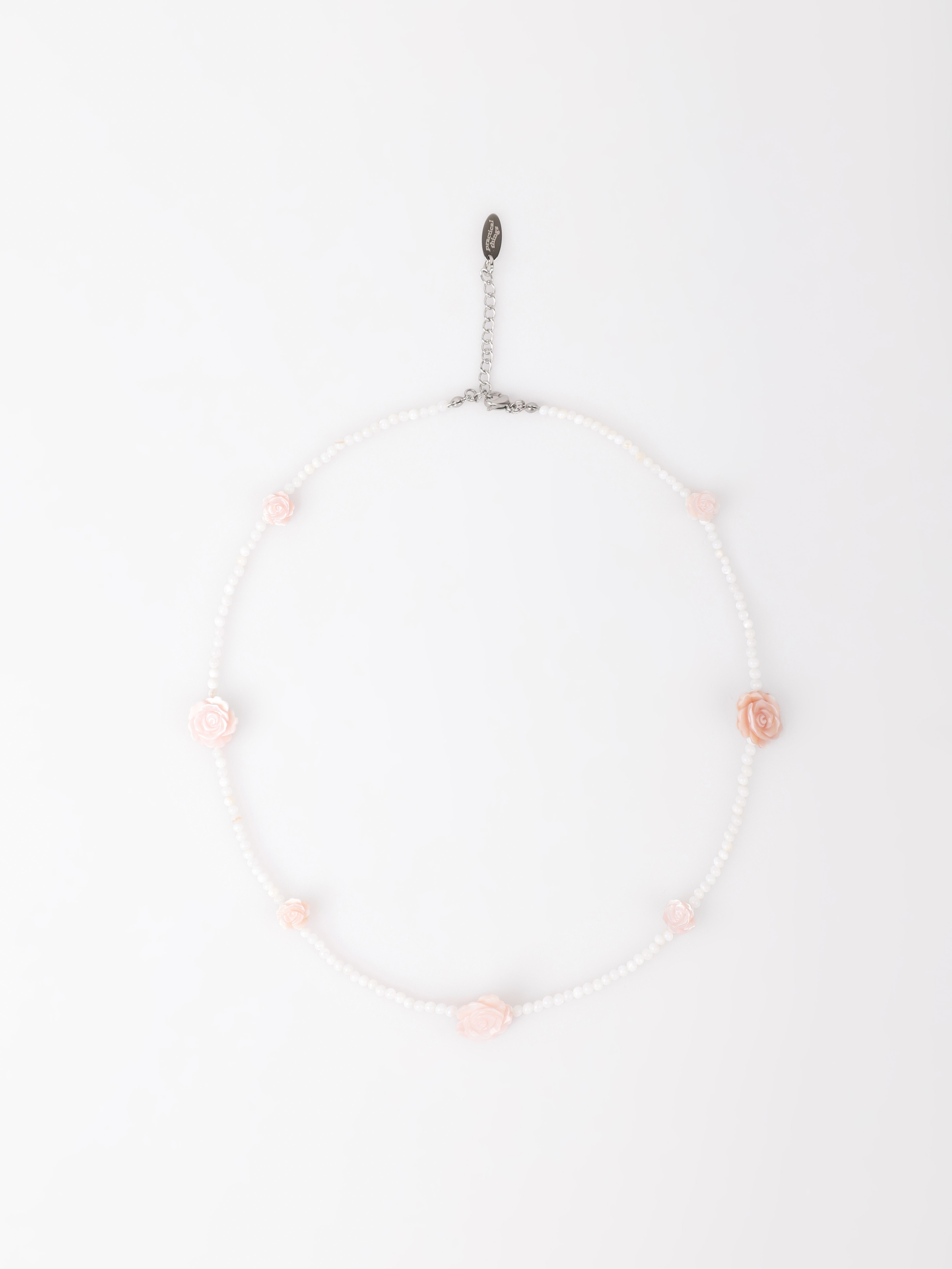 Lucy Rosie Necklace - Peach Rose