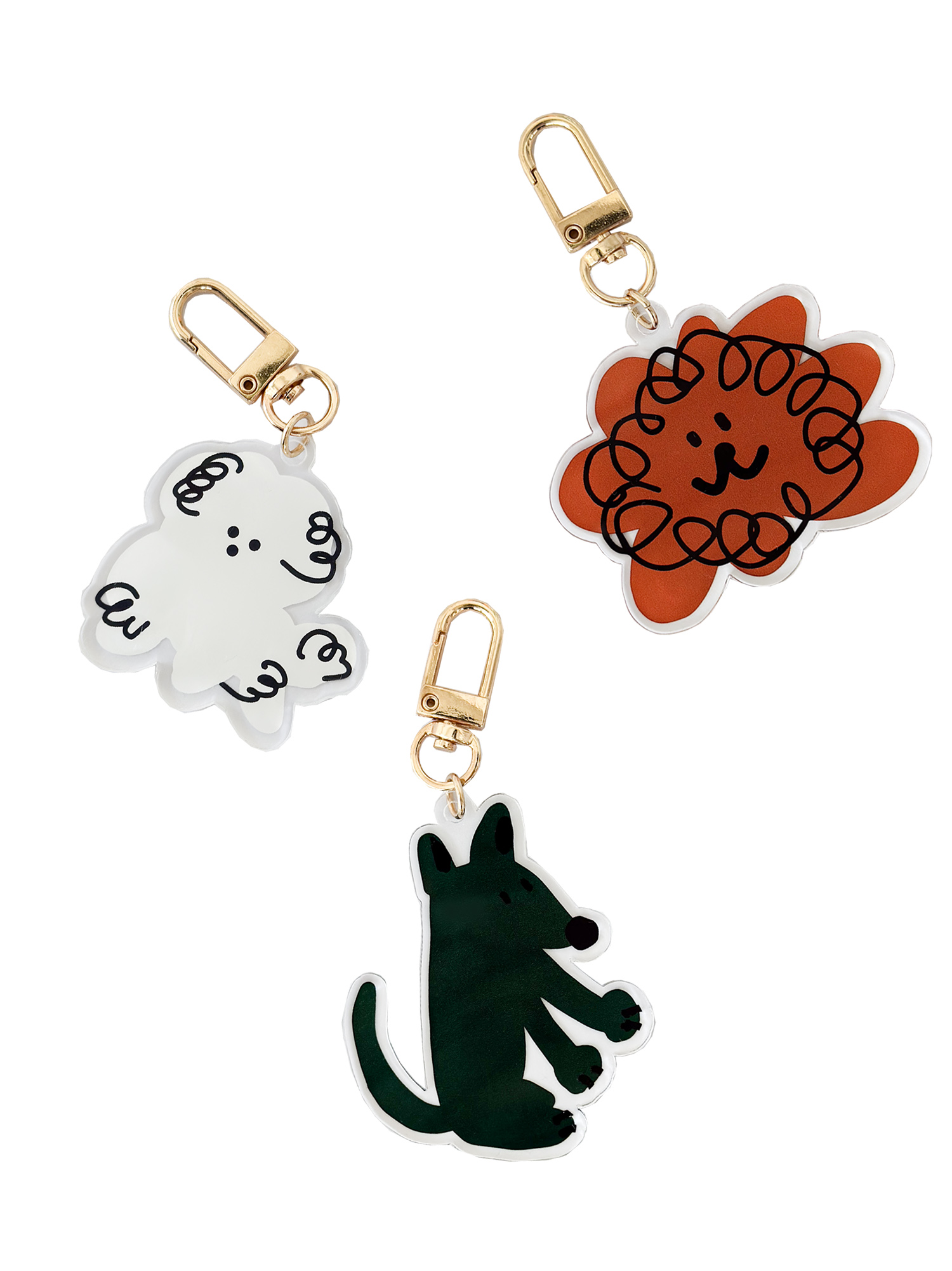 All Dogs Are Good Dogs Keyring