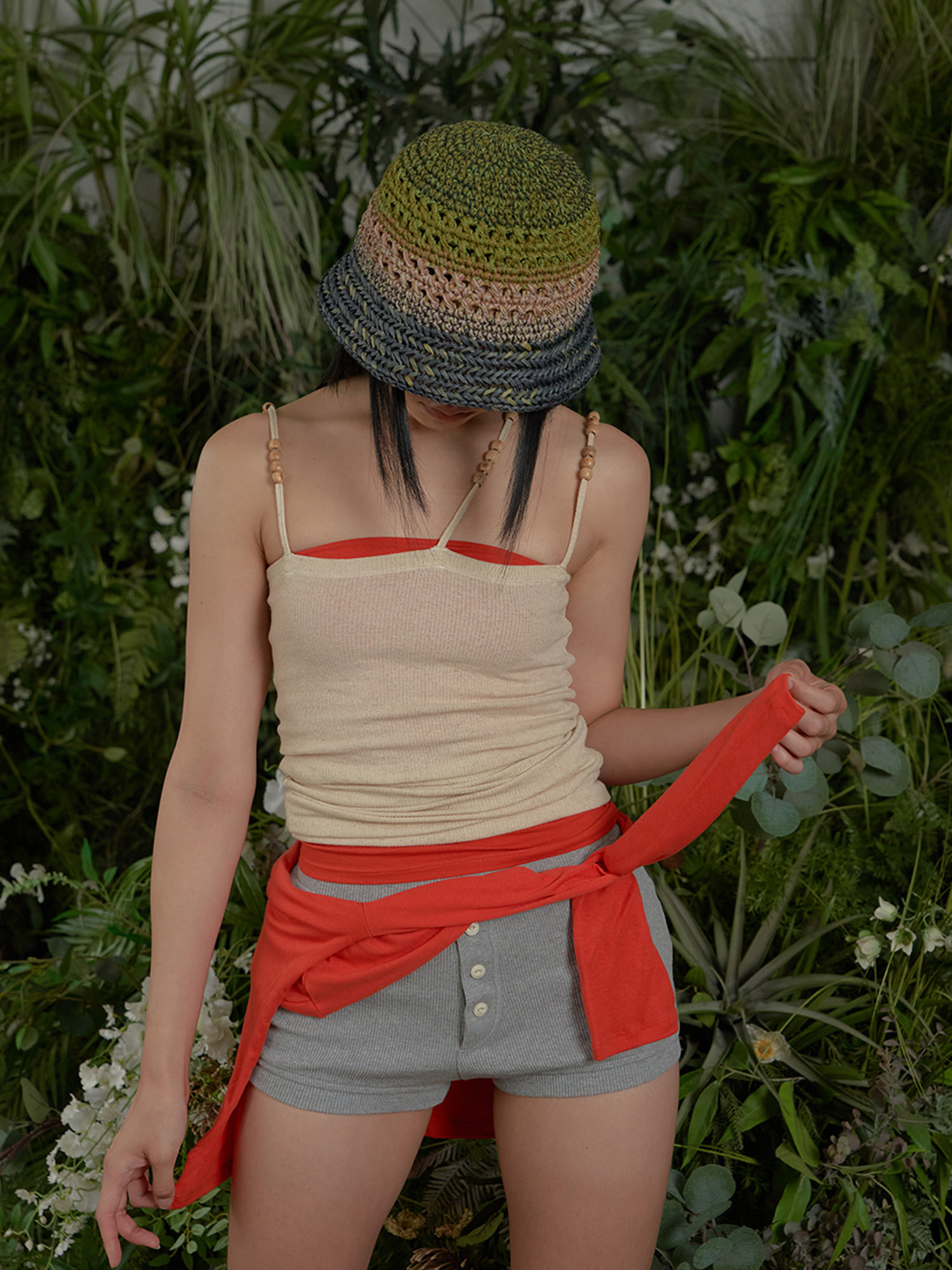 Herringbone Bucket Hat (Mountain)_Summer